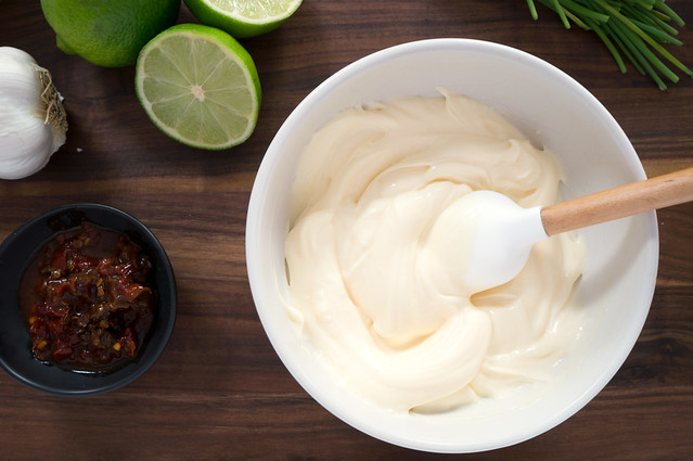 Chipotle-Lime Aioli ingredients