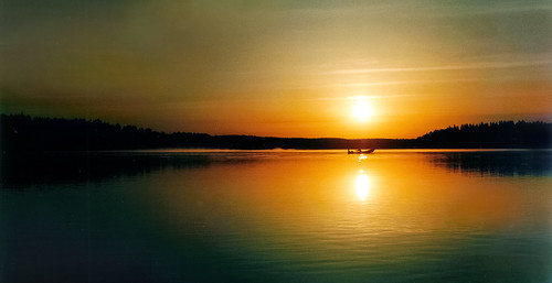 mist lake sunrise finland boat air rowboat kouvola kymenlaakso