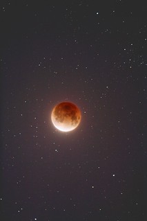 small red moon