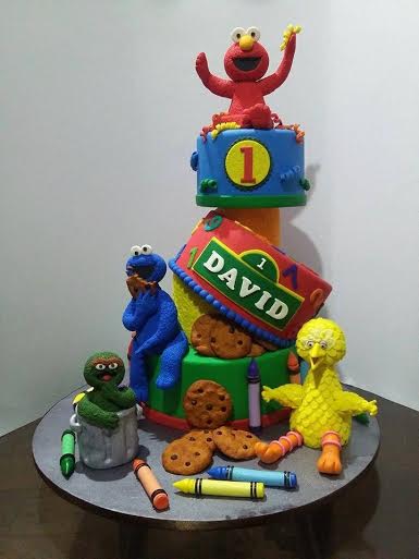 Sesame Street Cake by Jhoana Reyes