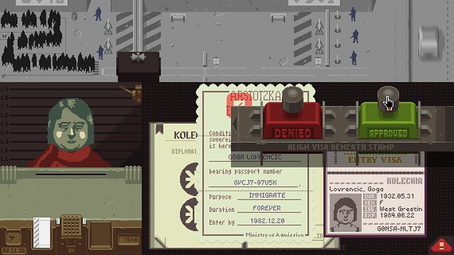 Papers, Please by Lucas Pope