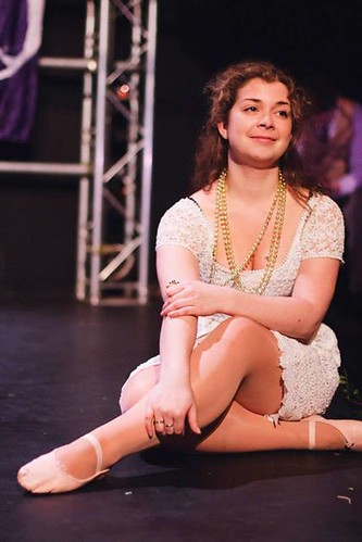 Claire Saunders as Luisa in the Fantasticks. Photo © Louise Spence