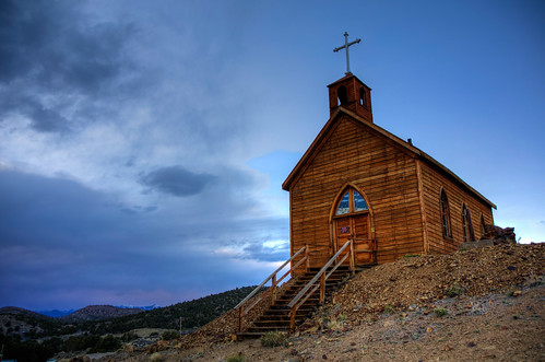 sunset mountain church town desert manhattan nevada ghost nv ghosttown nev manhattannevada manhattannv