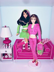 Skipper and Barbie