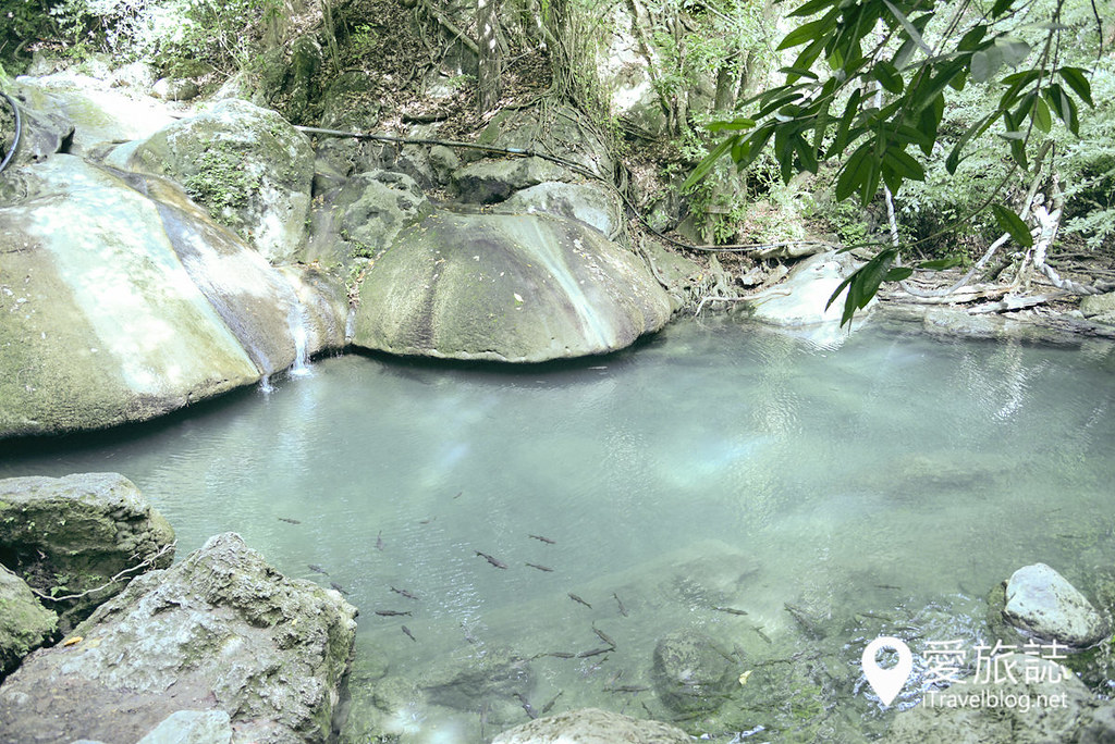 泰国北碧府伊拉望国家公园七彩瀑布 Erawan National Park (33)