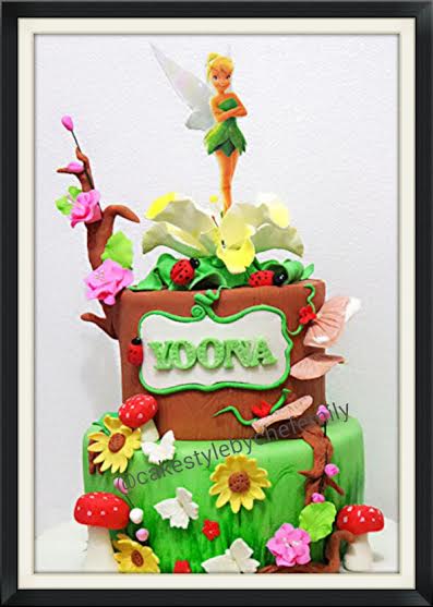Tinkerbell Cake by Emily Peralta