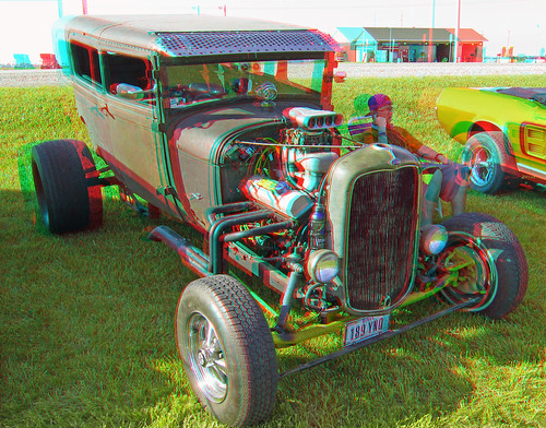 cars graffiti stereoscopic stereophoto anaglyph iowa nights anaglyphs onawa 0615 redcyan 3dimages 3dphoto 3dphotos 3dpictures stereopicture