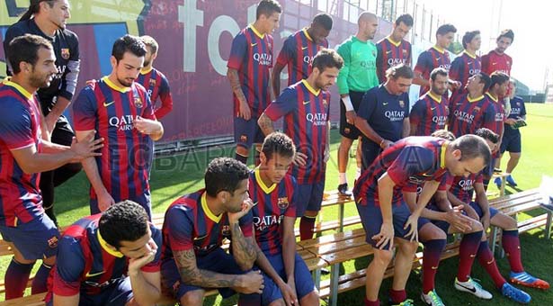 Sesión de fotos - FC Barcelona