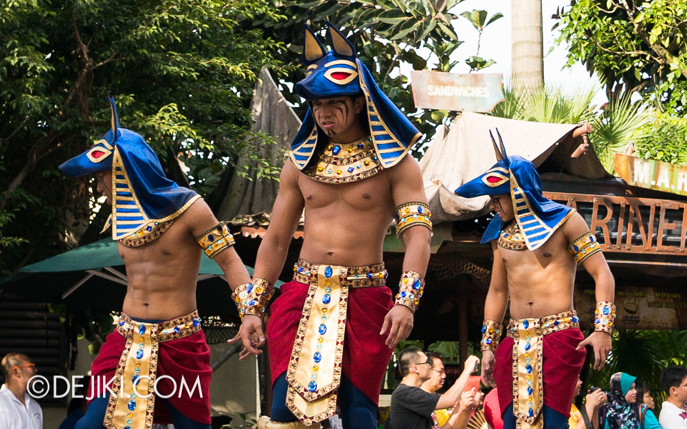Universal Studios Singapore - Hollywood Dreams Parade - Ancient Egypt - Anubian Warriors