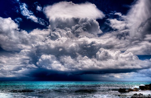 travel blue light sea summer vacation sky cloud holiday seascape storm water colors rain weather clouds contrast america umbrella landscape mexico outdoors island mare awesome horizon hurricane fineart ngc bad stunning incoming tropical caribbean tempest polarizer mujeres isla hdr highdynamicrange dreamscape islamujeres cumulonimbus