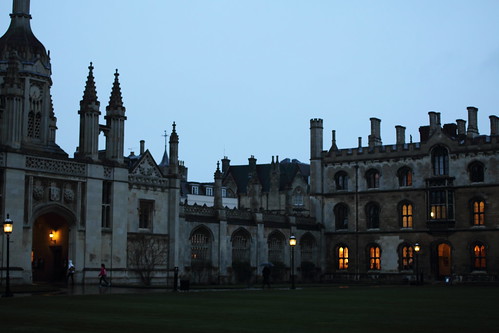 King's College courtyard in Cambridge