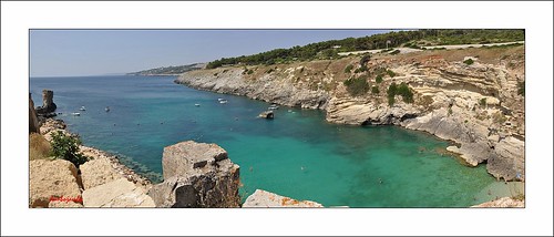 sea italy panorama seascape landscape italia mare salento puglia lecce santacesarea portomiggiano