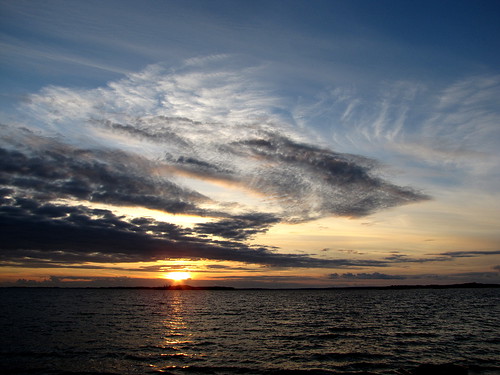 sunset clouds suomi finnland colours baltic