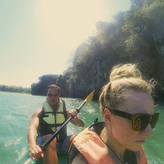Sea kayaking was an adventure. #melaudio