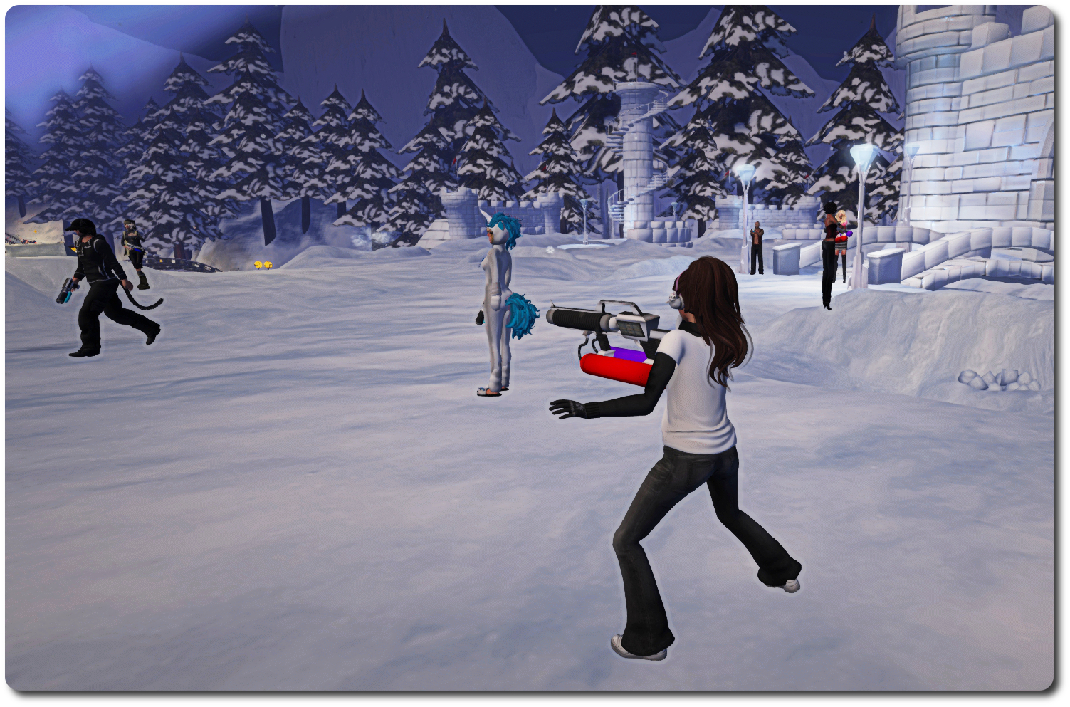 2015 snowball fight, Winter Wonderland;; Inara Pey, February 2015, on Flickr