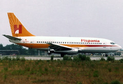 Hispania B737-2L9 EC-DXV GRO 25/07/1986