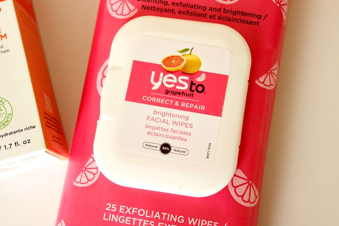 yesto Grapefruit Brightening Face Wipes Review