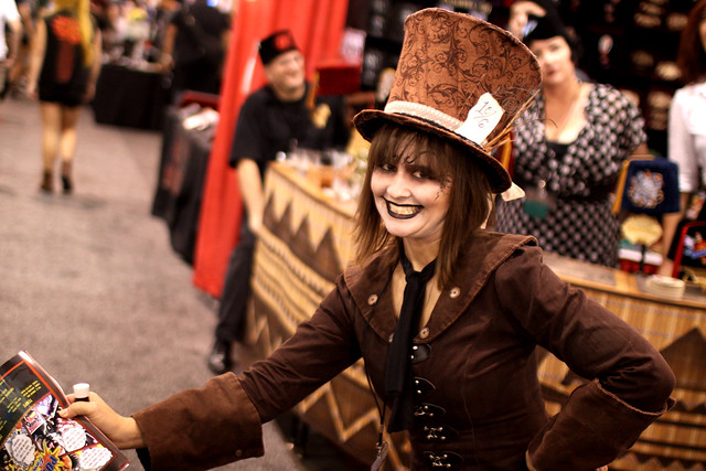 The Mad Hatter cosplayer