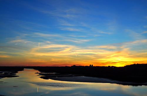 sunset contraluz atardecer huelva playa reflejos marismas laantilla nikond90