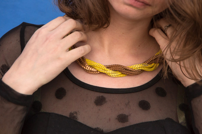 popbasic, necklace, never fully dressed, withoutastyle, yellow, 