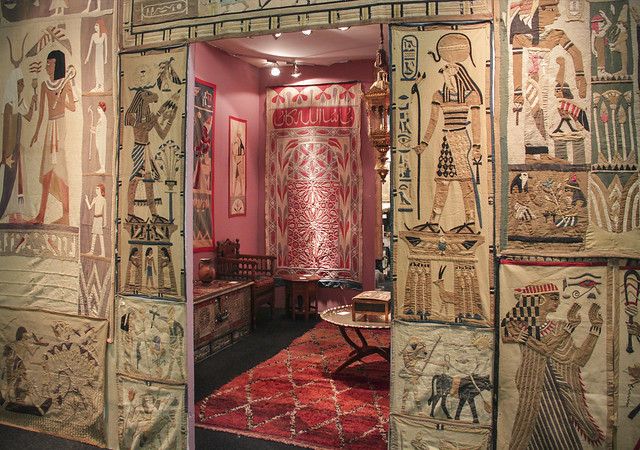 Egyptian themed display
