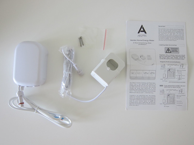 Aeon Labs Aeotec Home Energy Meter - Box Contents