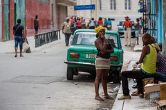 Locals in Old Havana, Cuba