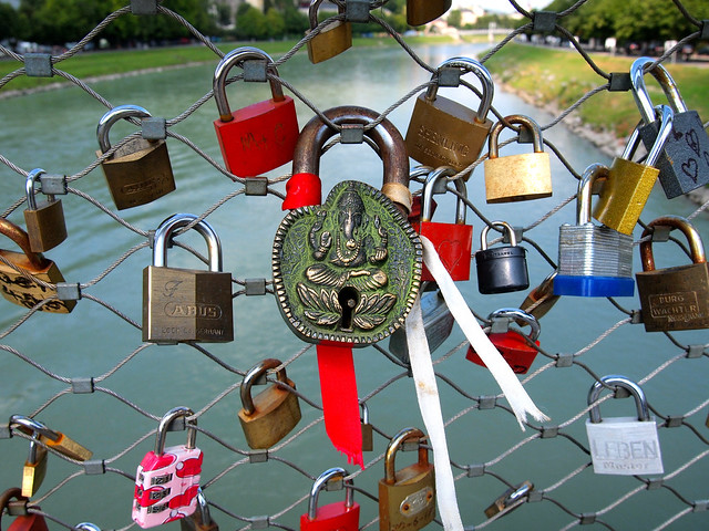 Salzburg love locks