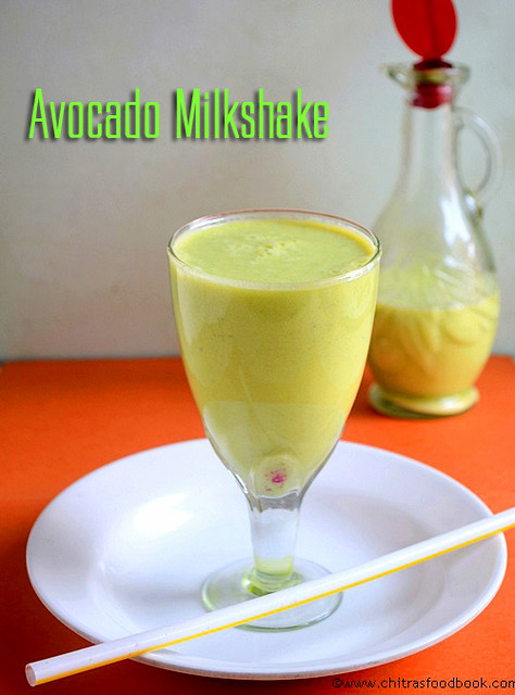 Avocado milkshake recipe
