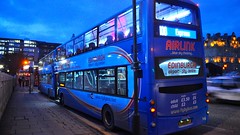 Edinburgh Airlink Bus, Waverley Bridge, Edinburgh
