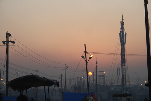city india sunrise allahabad ind uttarpradesh mauniamavasya kumbhmela2013
