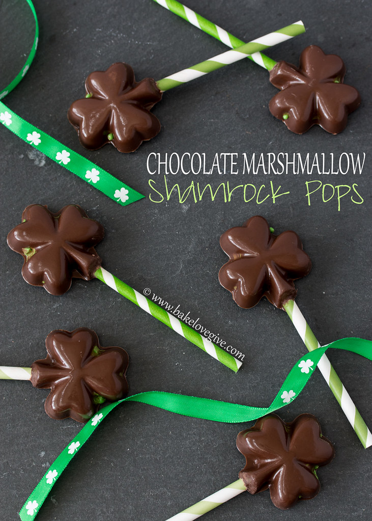 These Chocolate Marshmallow Shamrock Pops are as easy to make as they are delicious. They would be perfect for a St. Patrick's Day dessert table or individually wrapped for spreading good luck!