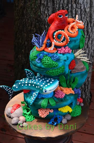 Finding Dory Cake by Dani McClain of Cakes by Dani - Cake That