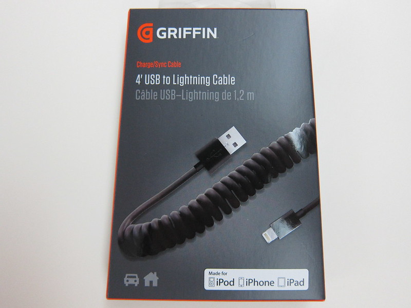 Griffin Coiled USB-to-Lightning Cable - Box Front