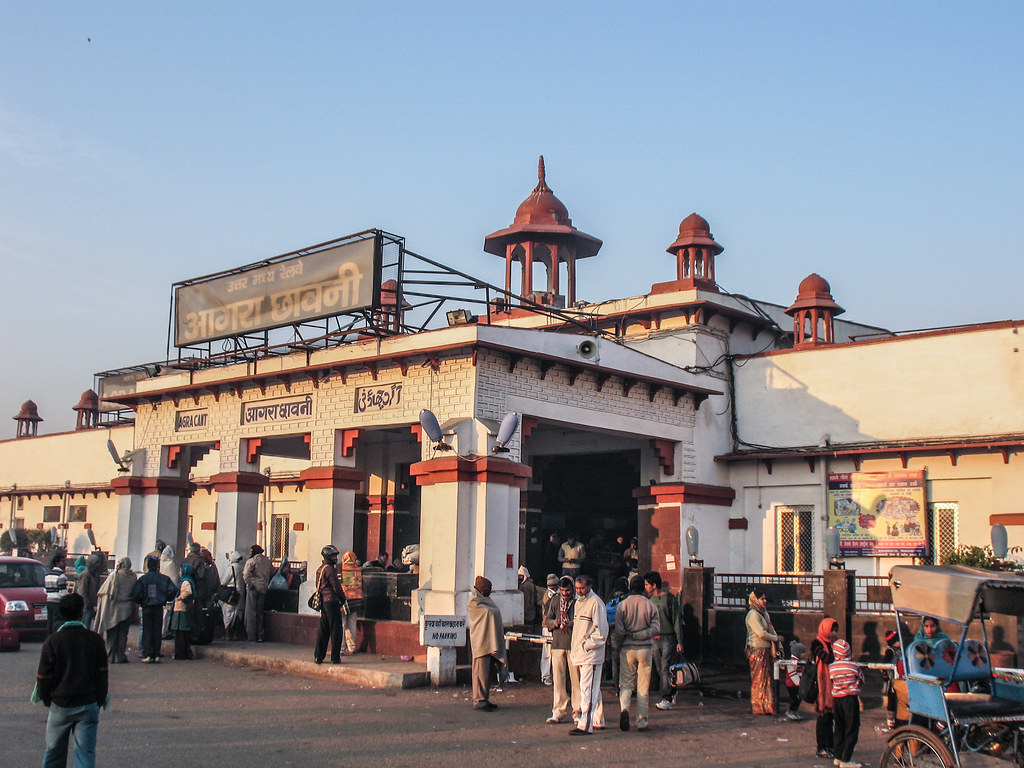 Agra Cantt Train Station Going to Orchha