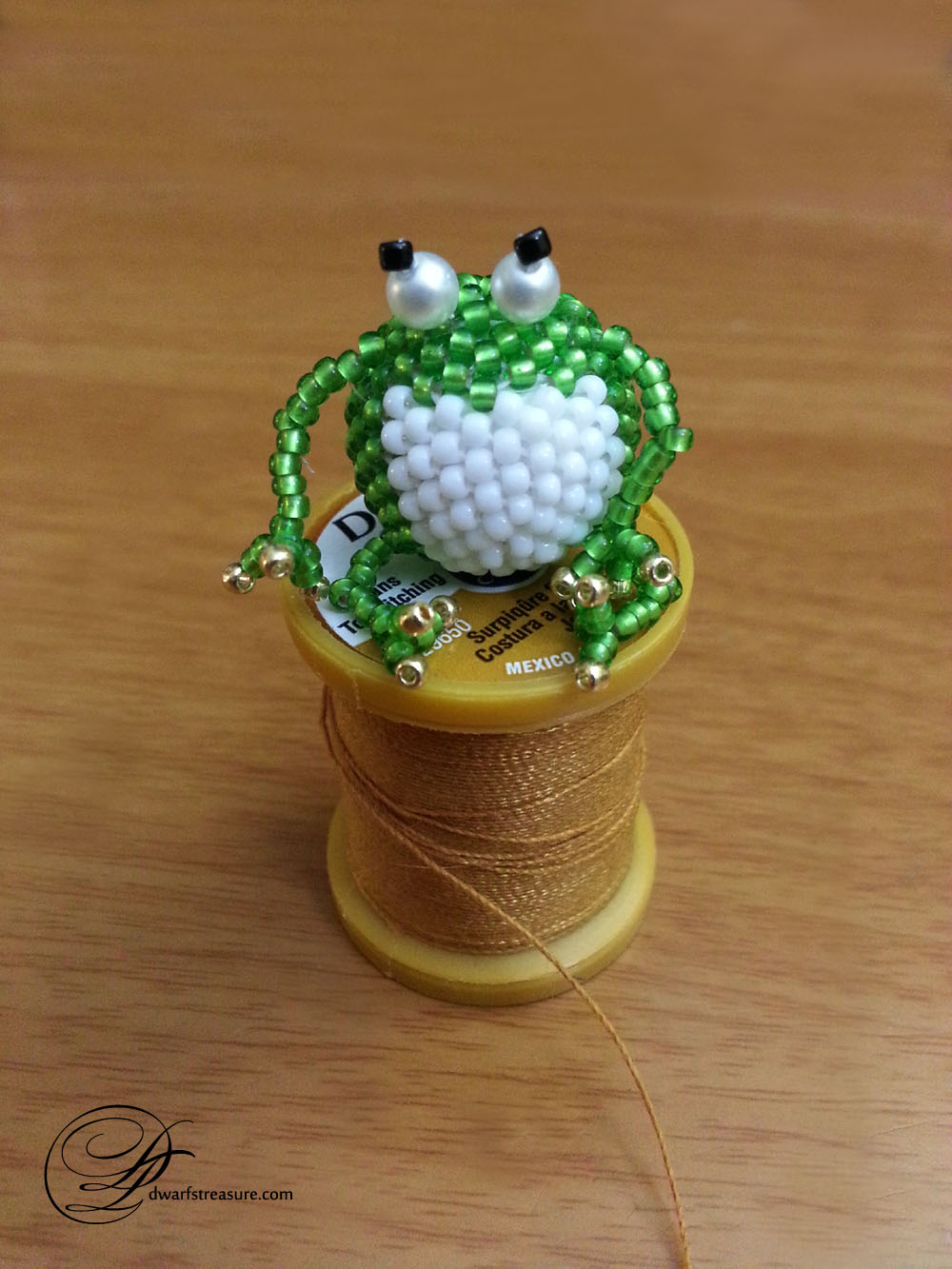 Exclusive beaded animal key fob or key ring