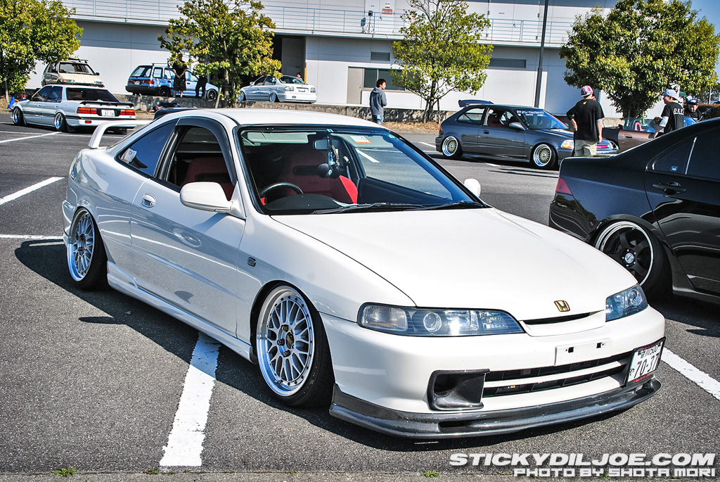 as well as this Honda Integra Type R with Spoon Sports carbon lip and J’s R...