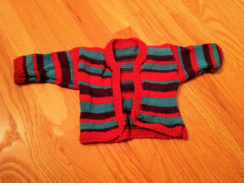 Stripey Baby sweater