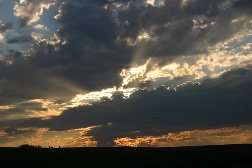 sunset summer cloud clouds montana us2 highway2 cutbank