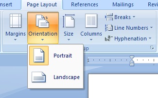 Pada ulasan sebelumnya aku telah menyebarkan goresan pena mengenai Tutorial Bagaimana cara Membuat landscape atau portrait di Microsoft word  2007?