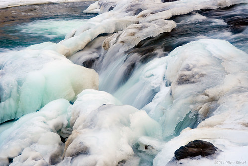 snow ice water waterfall iceland oru 2014 vesturland laxaikjos