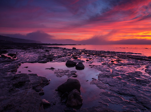 sunset sea sun seascape clouds landscape seaside rocks olympus handheld parton irishsea calmwater westcumbria partonbeach olympusomdem5 zuiko1250mmlens