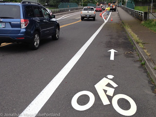 New bike lanes on N Skidmore-7