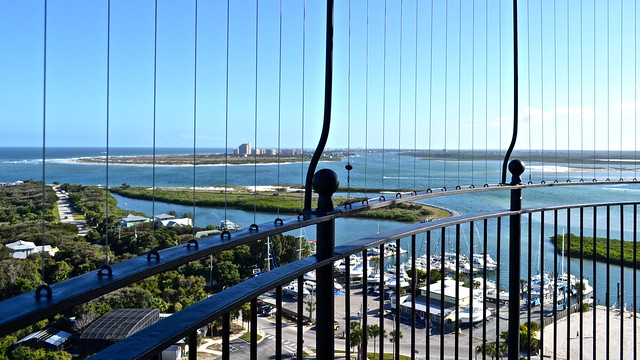 view from the ponce inlet lighthouse