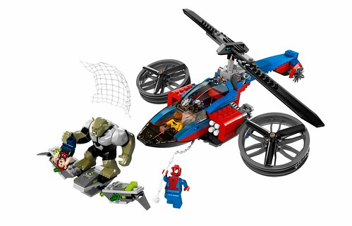 Super Heroes Marvel Universe 76016 Spider-Helicopter Rescue 000