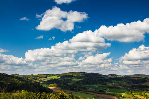 green nature clouds landscape bayern deutschland day cloudy natur wolken hills grün portfolio landschaft horizont pegnitz hügel 1614