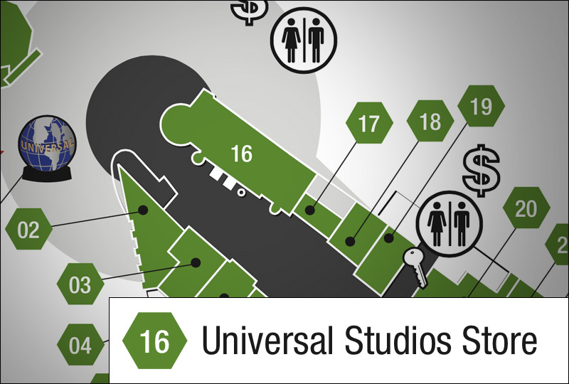 New CityWalk Map Confirms Universal Studio Store Expansion