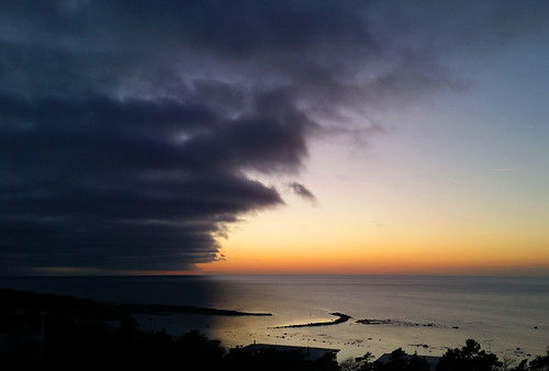 sunset sea sky cloud weather sweden gotland väder hav moln snäck belyst flundreviken fs150215