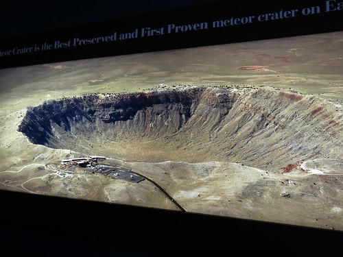 arizona rural private crater highdesert meteorcrater walldisplay metorite