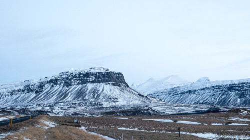 road winter snow mountains iceland widescreen oru 169 2015